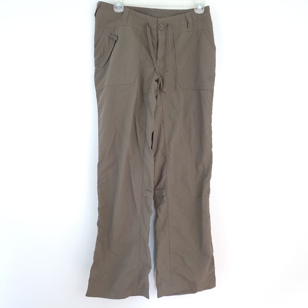 The North Face Hiking Pants Nylon Size 2 Outdoors Full Length, Roll Up Pants